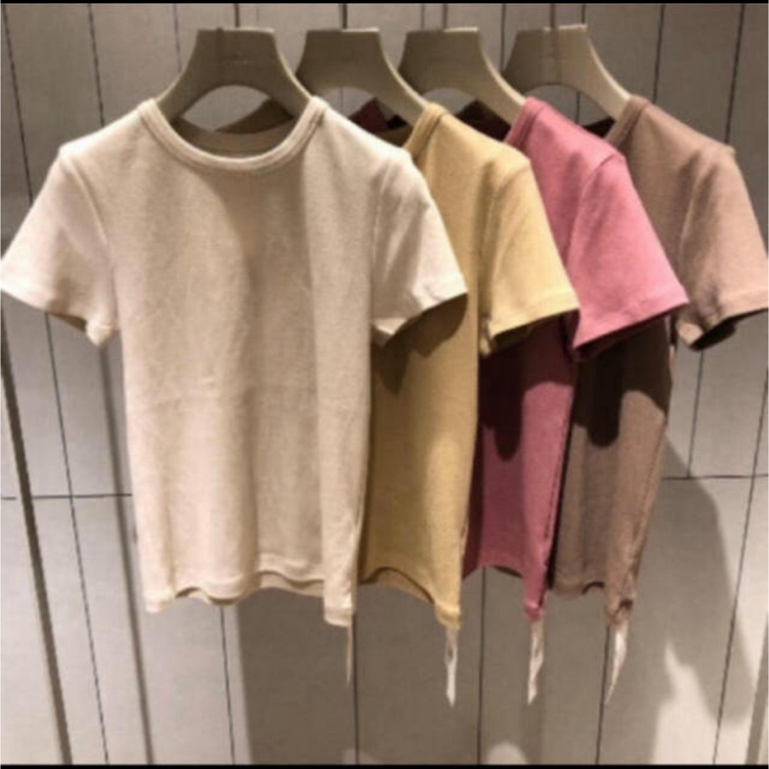 SNIDEL(スナイデル)のオーガニック SNIDEL カラー Tシャツ レディースのトップス(Tシャツ(半袖/袖なし))の商品写真