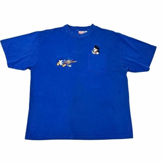 ディズニー(Disney)の海外レア古着　ディズニー　公式　シンガポール製　刺繍　ユニセックス3L Tシャツ(Tシャツ/カットソー(半袖/袖なし))
