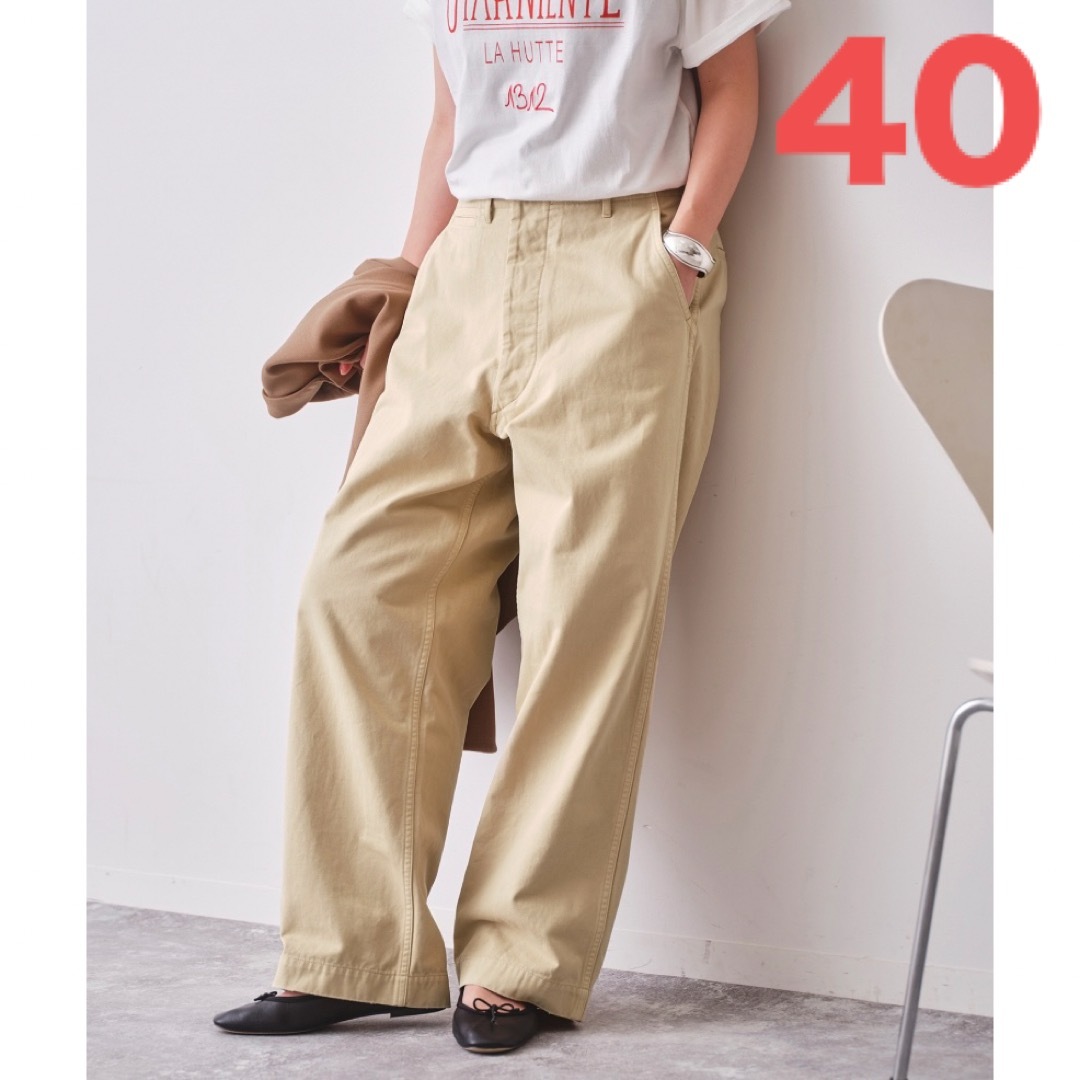 新品spick&span Higuchi×S チノワイドパンツ 36 ピンク 入念 新品spick&span Higuchi×S チノワイドパンツ 36 ピンク 入念
