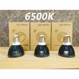 植物育成ライト 15W 6500K 3個 黒色 太陽光 フルスペクトルLED(その他)