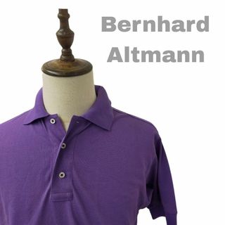 Bernhard Altmann ベルンハルトアルトマン ポロシャツ M 紫(ポロシャツ)