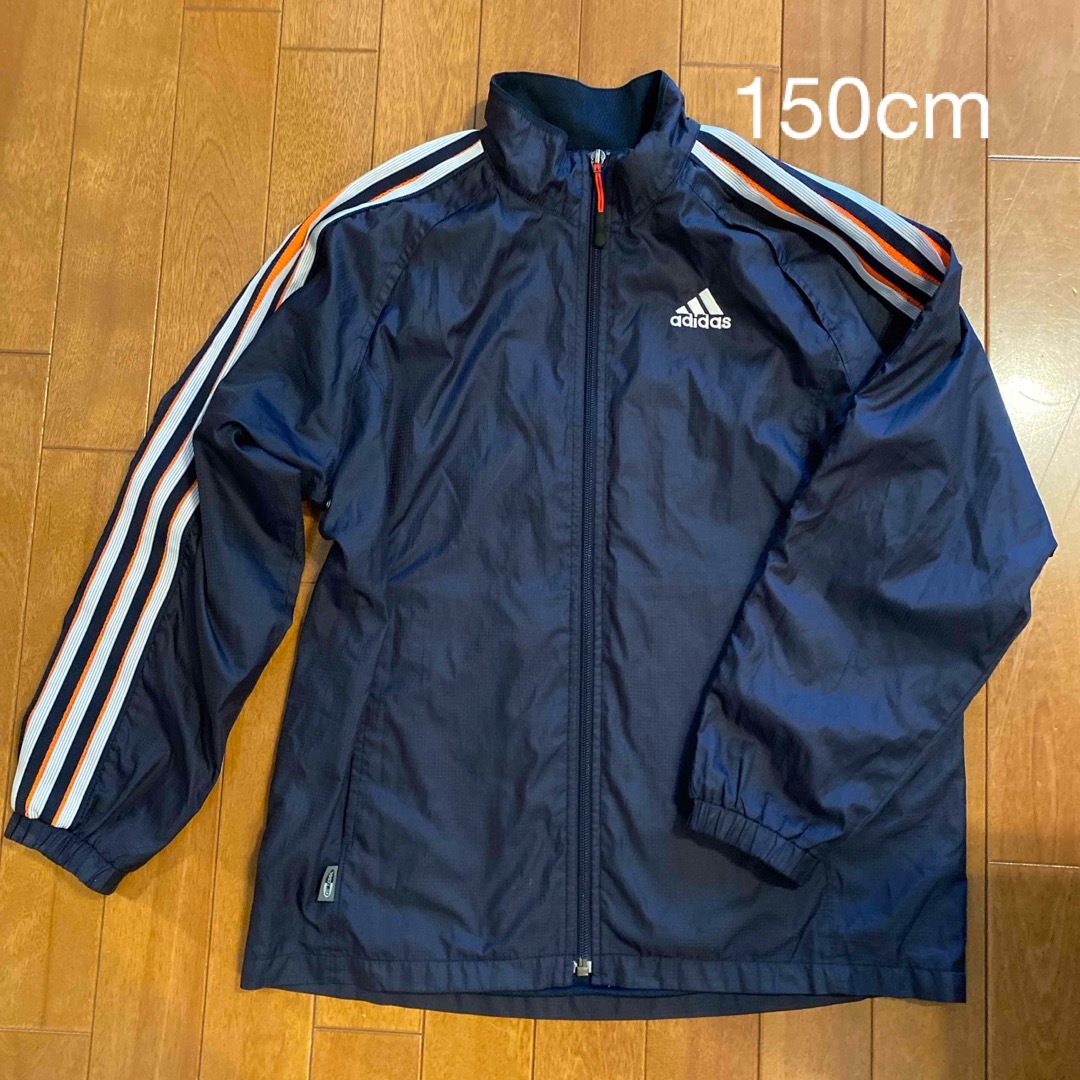 adidas(アディダス)の値下！アディダス　ウィンドブレーカー　ジャンパー　150 スポーツ/アウトドアのサッカー/フットサル(ウェア)の商品写真