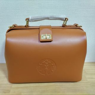 スターバックスコーヒー(Starbucks Coffee)の★新品未使用品★スターバックス　2wayレザーカフェバッグ(ショルダーバッグ)