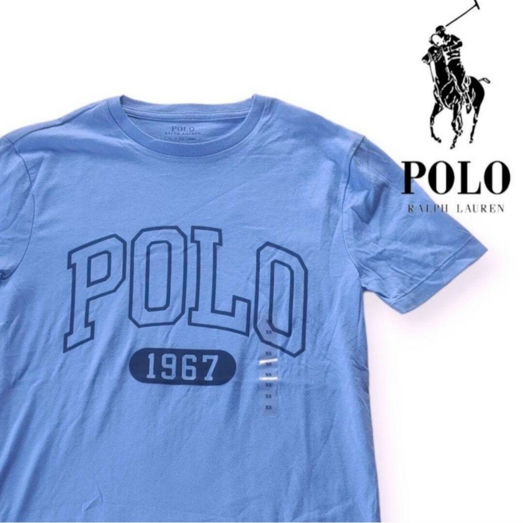 POLO RALPH LAUREN(ポロラルフローレン)の【新品タグ付き】ポロラルフローレン　ロゴプリント　Tシャツ 　ブルー　完売品 メンズのトップス(Tシャツ/カットソー(半袖/袖なし))の商品写真