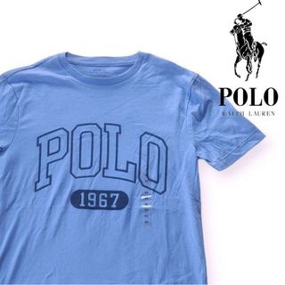 ポロラルフローレン(POLO RALPH LAUREN)の【新品タグ付き】ポロラルフローレン　ロゴプリント　Tシャツ 　ブルー　完売品(Tシャツ/カットソー(半袖/袖なし))