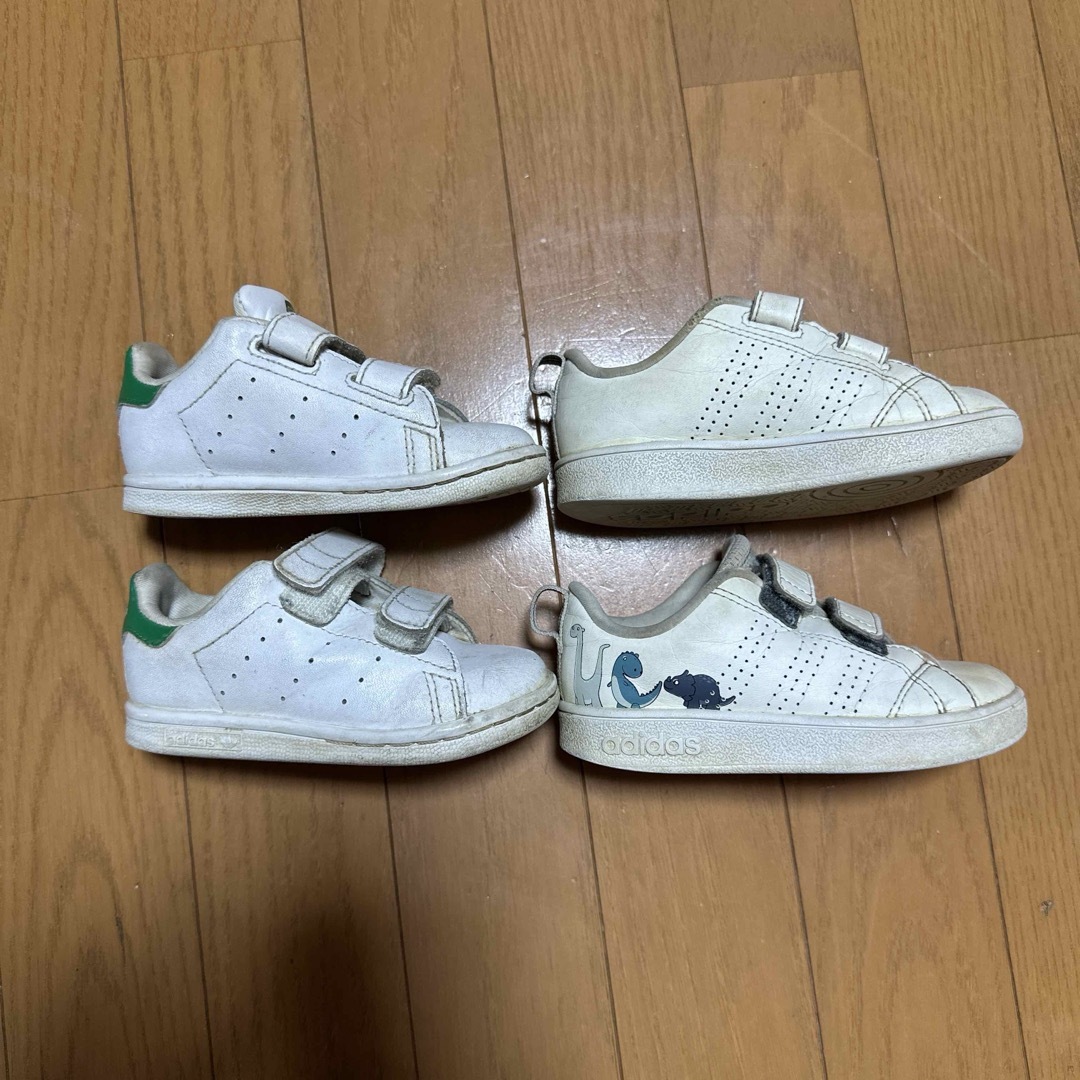 adidas(アディダス)のadidas スニーカー13㎝・14㎝　2セット キッズ/ベビー/マタニティのベビー靴/シューズ(~14cm)(スニーカー)の商品写真