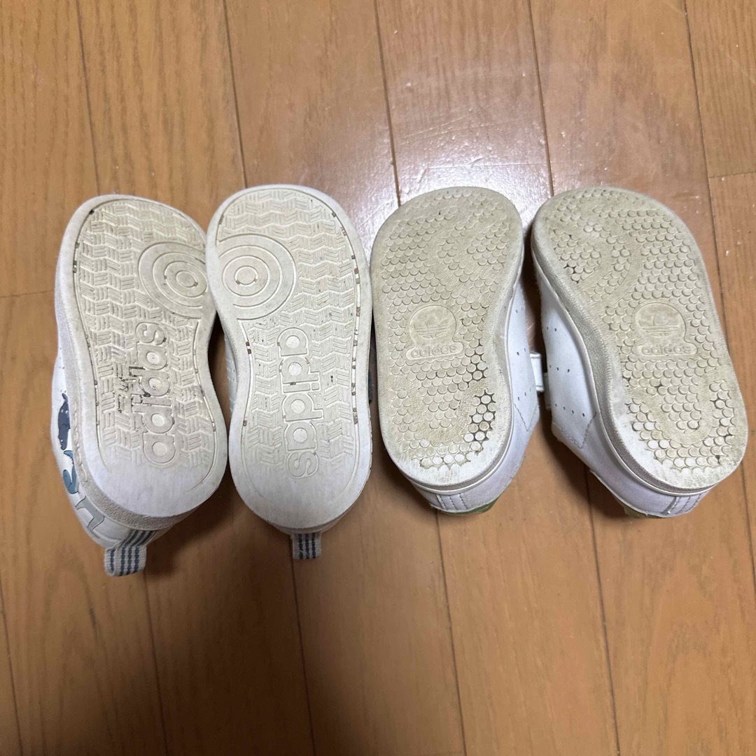 adidas(アディダス)のadidas スニーカー13㎝・14㎝　2セット キッズ/ベビー/マタニティのベビー靴/シューズ(~14cm)(スニーカー)の商品写真