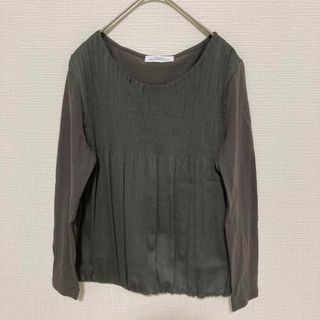 ユナイテッドアローズグリーンレーベルリラクシング(UNITED ARROWS green label relaxing)の🌟グリーンレーベルリラクシング【F】プルオーバー カットソー グレー系 綿混(カットソー(長袖/七分))