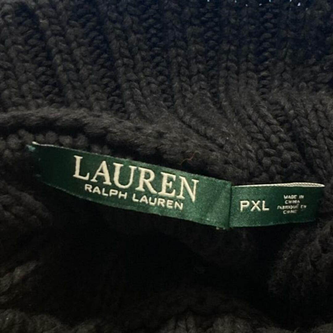 Ralph Lauren(ラルフローレン)のRalphLauren(ラルフローレン) 長袖セーター サイズPXL レディース - 黒 ハイネック レディースのトップス(ニット/セーター)の商品写真