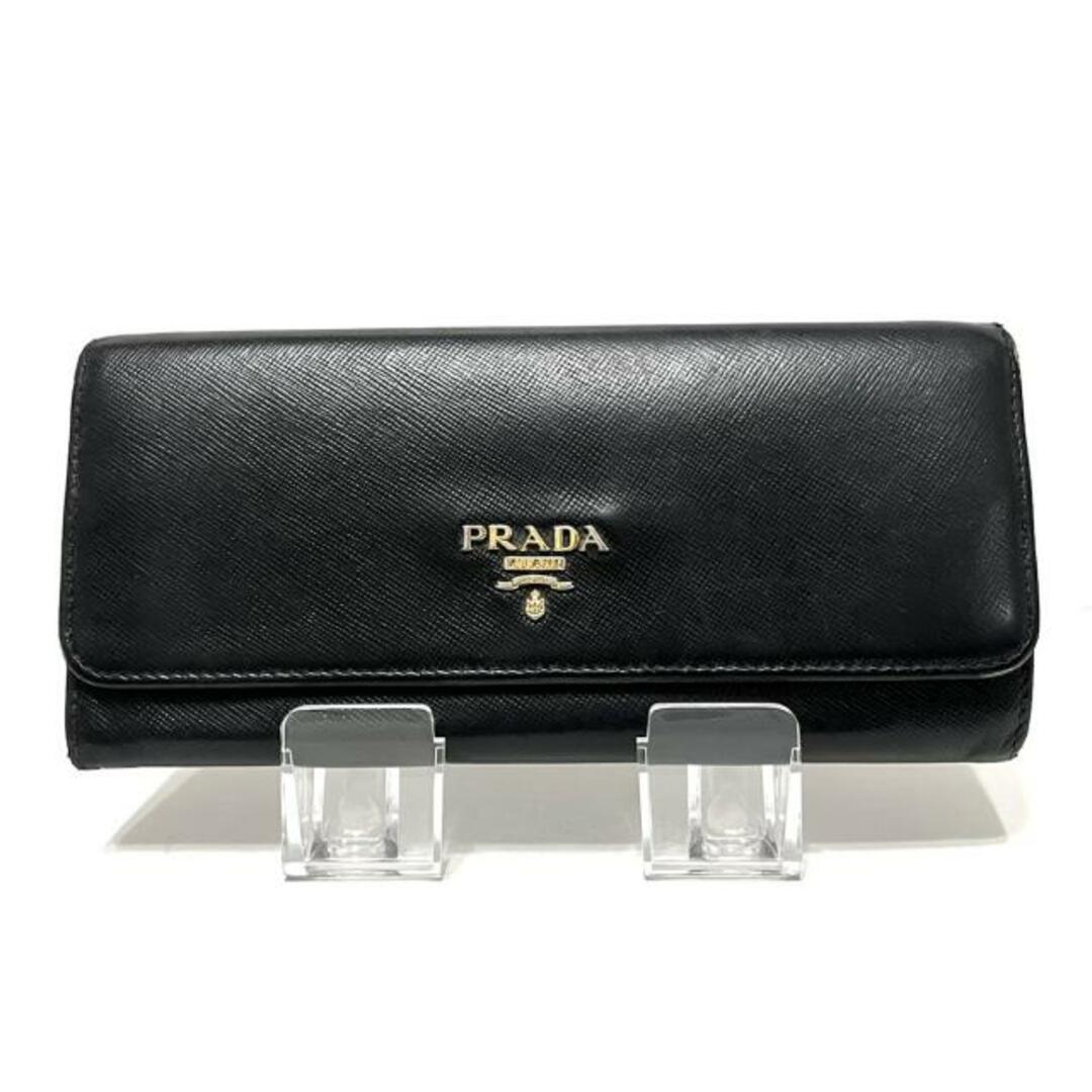 PRADA(プラダ)のPRADA(プラダ) 長財布 - 黒 レザー レディースのファッション小物(財布)の商品写真