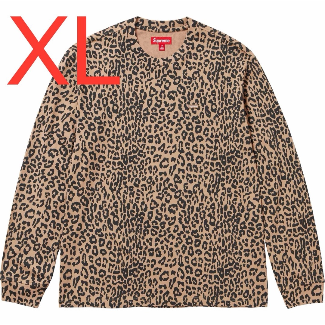 Supreme(シュプリーム)のSupreme Small Box L/S Tee Leopard XL メンズのトップス(Tシャツ/カットソー(七分/長袖))の商品写真