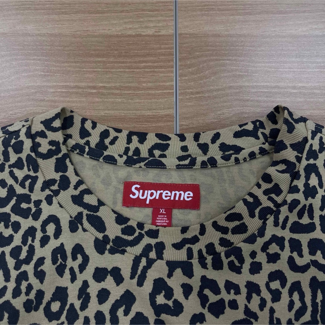 Supreme(シュプリーム)のSupreme Small Box L/S Tee Leopard XL メンズのトップス(Tシャツ/カットソー(七分/長袖))の商品写真