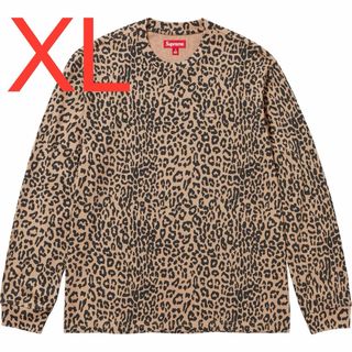 シュプリーム(Supreme)のSupreme Small Box L/S Tee Leopard XL(Tシャツ/カットソー(七分/長袖))