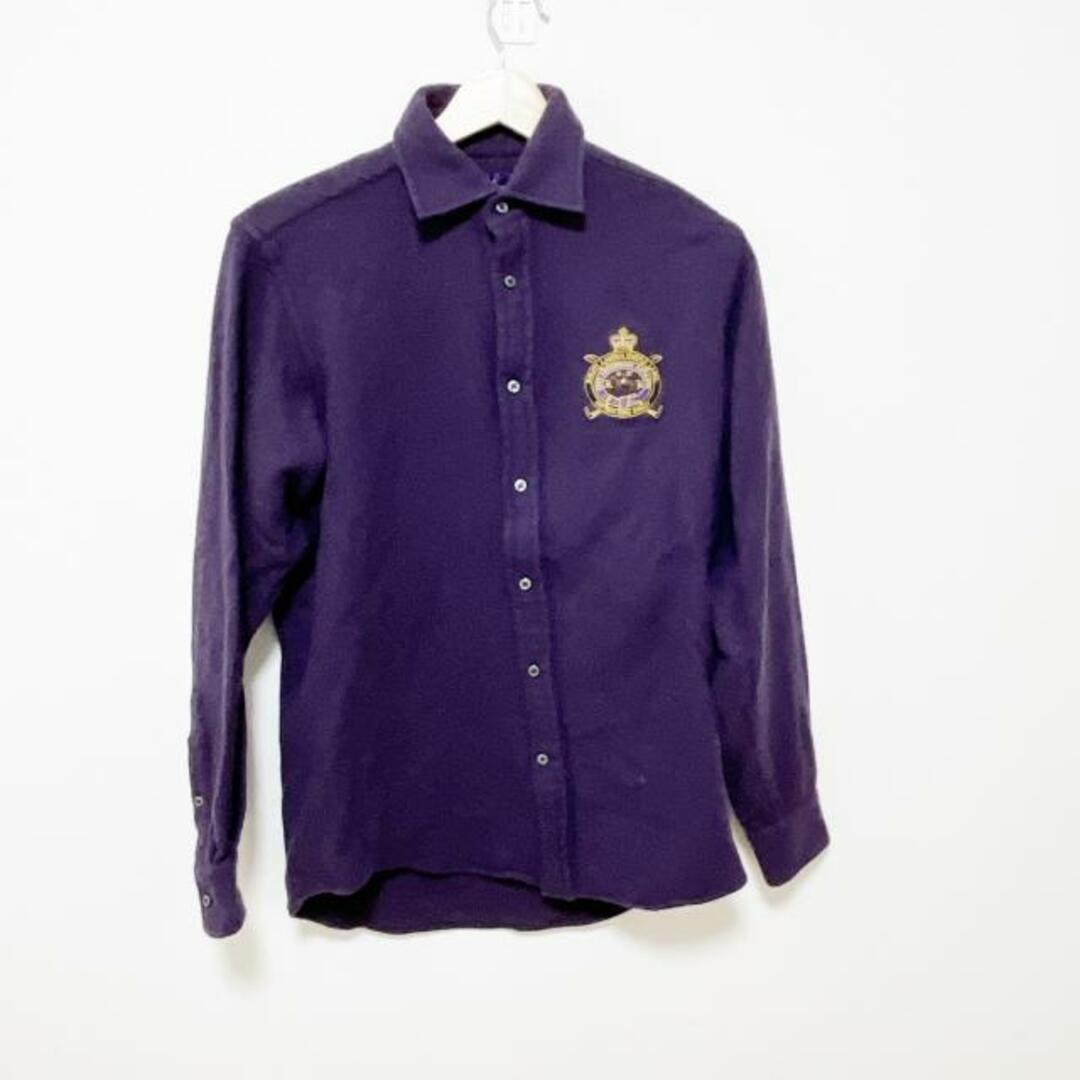 RalphLauren collection PURPLE LABEL(ラルフローレンコレクション パープルレーベル) 長袖シャツ メンズ - パープル カシミヤ メンズのトップス(シャツ)の商品写真