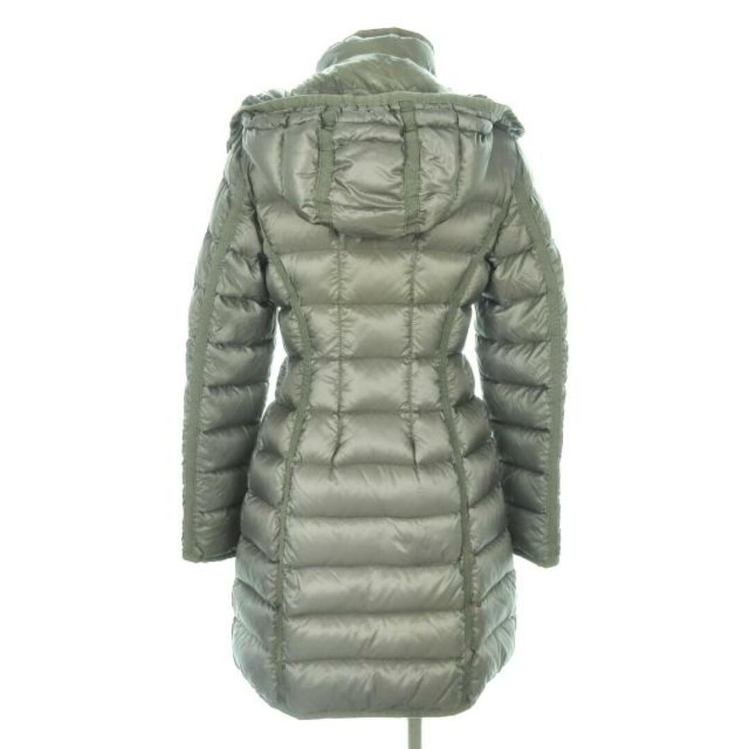 MONCLER(モンクレール)のMONCLER(モンクレール) ダウンコート サイズ00 XS レディース HERMINE エルミンヌ グレー 冬物 レディースのジャケット/アウター(ダウンコート)の商品写真