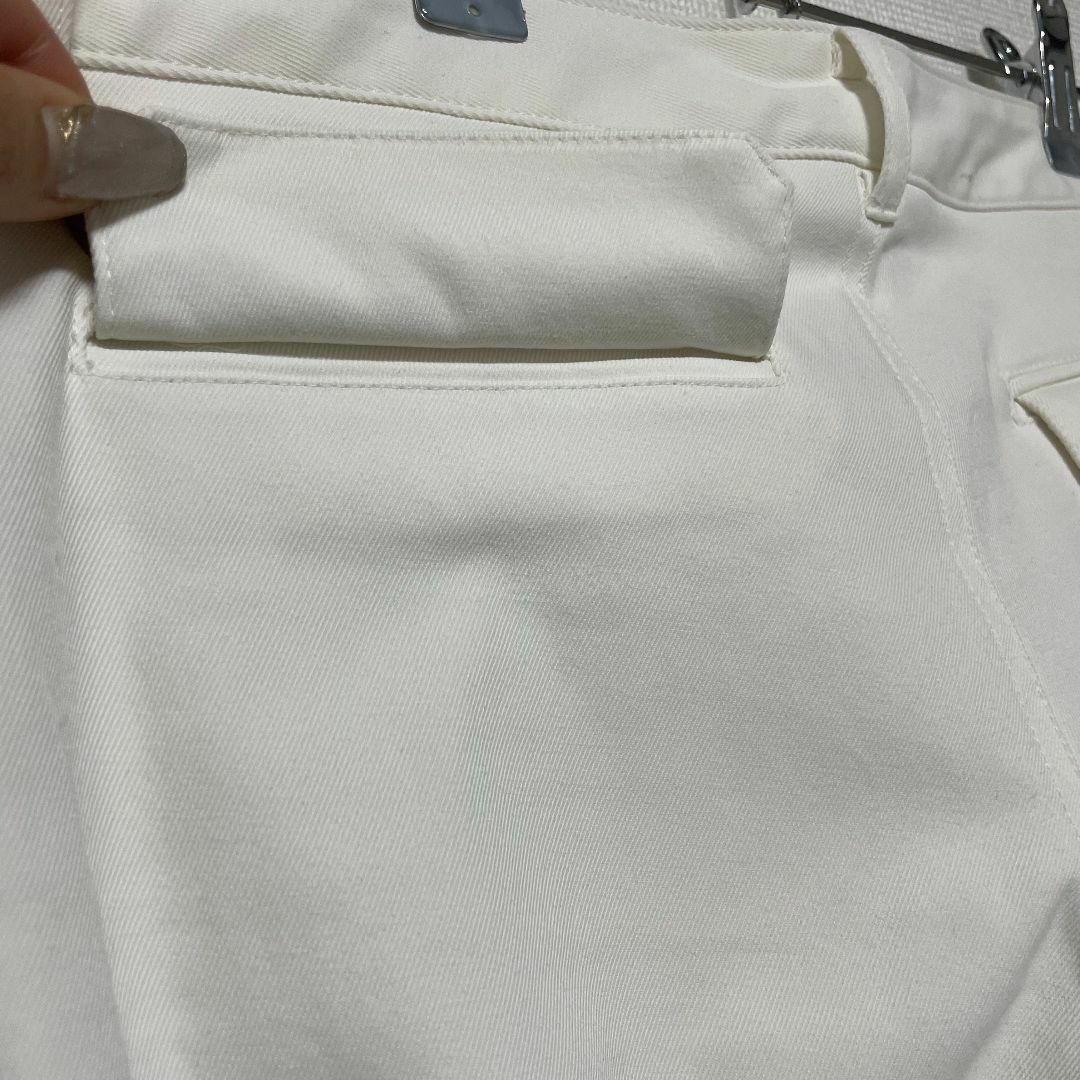  リューデベー レディース ホワイト ジーンズ 七分丈 ✓872 レディースのパンツ(デニム/ジーンズ)の商品写真
