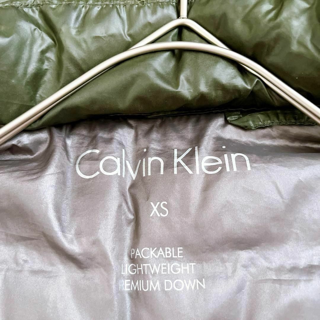 Calvin Klein(カルバンクライン)の【Calvin Klein】カルバンクライン（XS）ダウンジャケット フード レディースのジャケット/アウター(ダウンジャケット)の商品写真