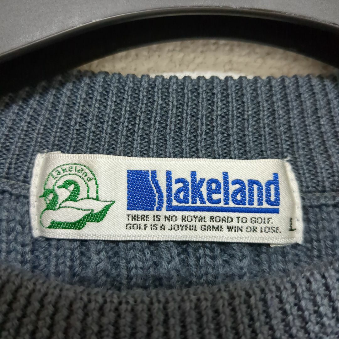 【超美品】Lakeland ニット セーター ウール L 春 メンズ✓825 メンズのトップス(ニット/セーター)の商品写真