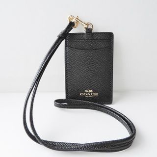 COACH(コーチ) パスケース美品  - F57311 黒 レザー