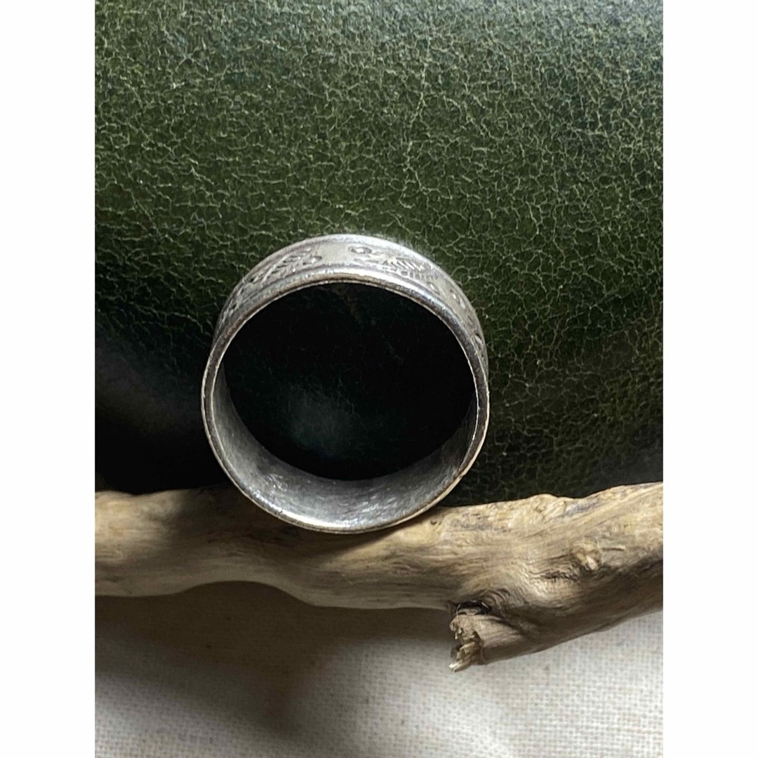 カレンシルバーKARENSILVER高純度手作りスターリング平打ち8ミリ19号A メンズのアクセサリー(リング(指輪))の商品写真