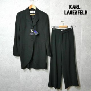 Karl Lagerfeld - 美品 Karl Lagerfeld ロング丈 テーラードジャケット×ワイドパンツ