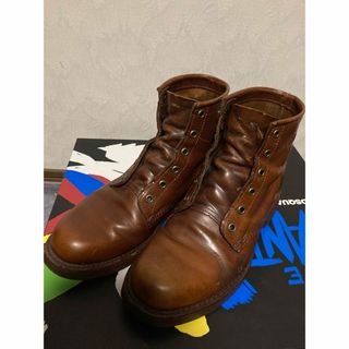 CHIPPEWA - チペワ ブーツ 7 1/2 ハーフ ビブラムソール 紐なし 1901