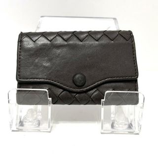 ボッテガヴェネタ(Bottega Veneta)のBOTTEGA VENETA(ボッテガヴェネタ) キーケース イントレチャート ダークブラウン 5連フック レザー(キーケース)