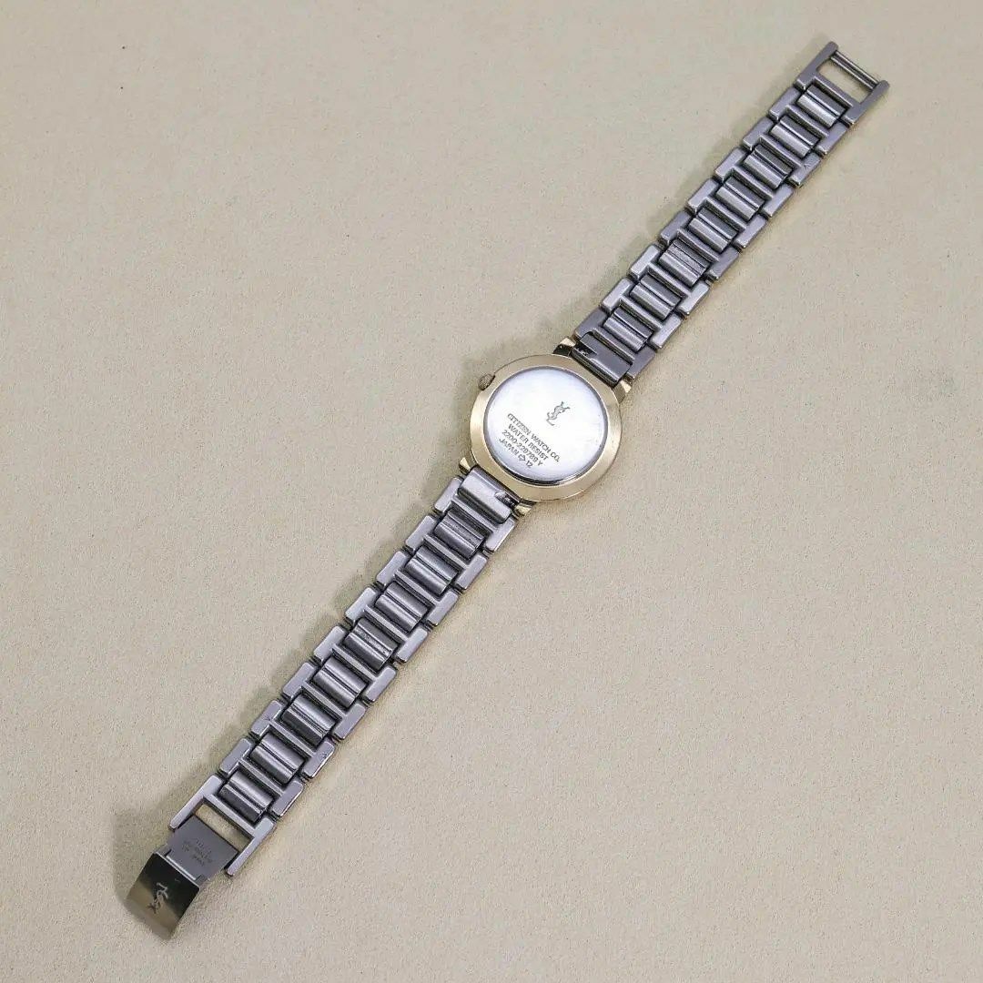 Yves Saint Laurent(イヴサンローラン)の《希少》イヴサンローラン 腕時計 アイボリー レディース ヴィンテージ l レディースのファッション小物(腕時計)の商品写真