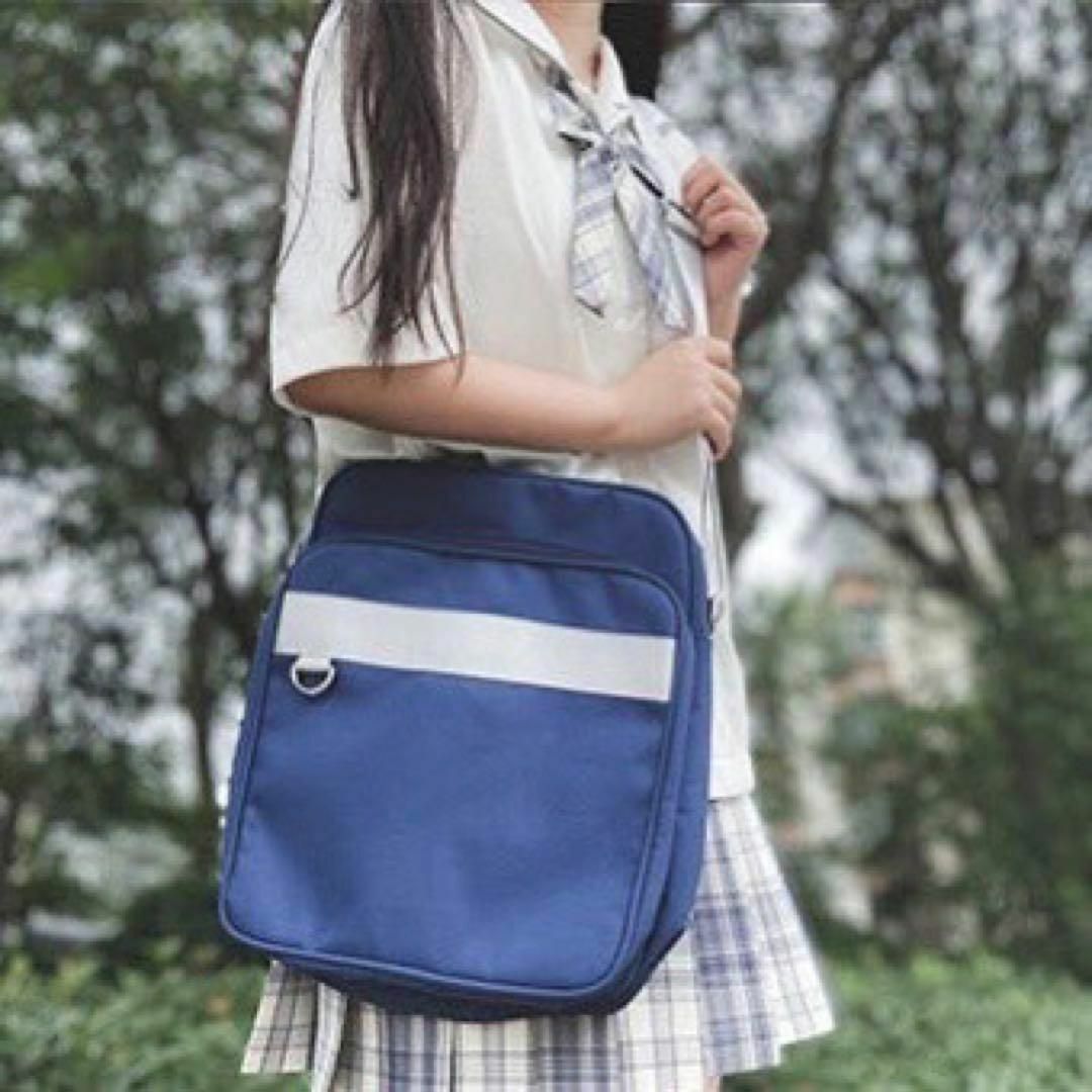 【値下げ】スクールバッグ ショルダーバッグ 通学 韓国 SNS レディースのバッグ(ショルダーバッグ)の商品写真