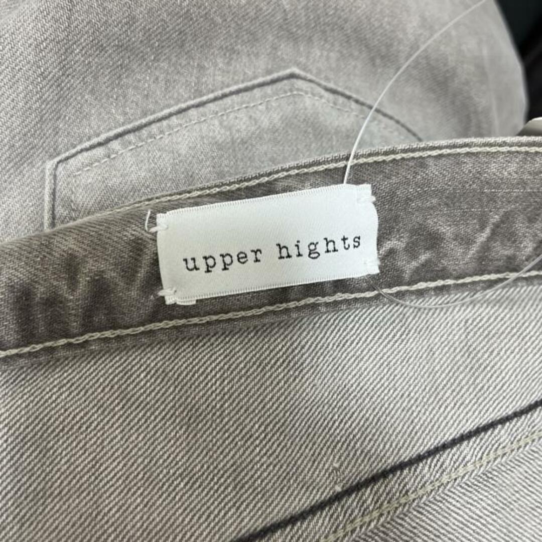 upper hights(アッパーハイツ) ジーンズ レディース - グレー フルレングス/ダメージ加工/カットオフ レディースのパンツ(デニム/ジーンズ)の商品写真