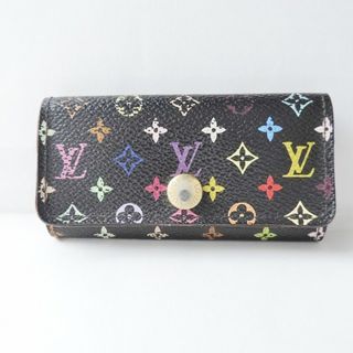 ルイヴィトン(LOUIS VUITTON)のLOUIS VUITTON(ルイヴィトン) キーケース モノグラムマルチカラー ミュルティクレ4 M93732 ノワール モノグラム･マルチカラー キャンバス(キーケース)