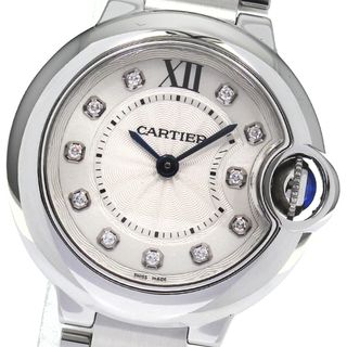 カルティエ(Cartier)のカルティエ CARTIER WE902073 バロンブルー 11Pダイヤ クォーツ レディース _807418(腕時計)