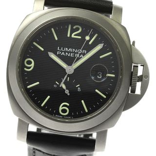 パネライ(PANERAI)のパネライ PANERAI PAM00028 ルミノール パワーリザーブ 世界1000本限定 自動巻き メンズ 良品 _808692(腕時計(アナログ))