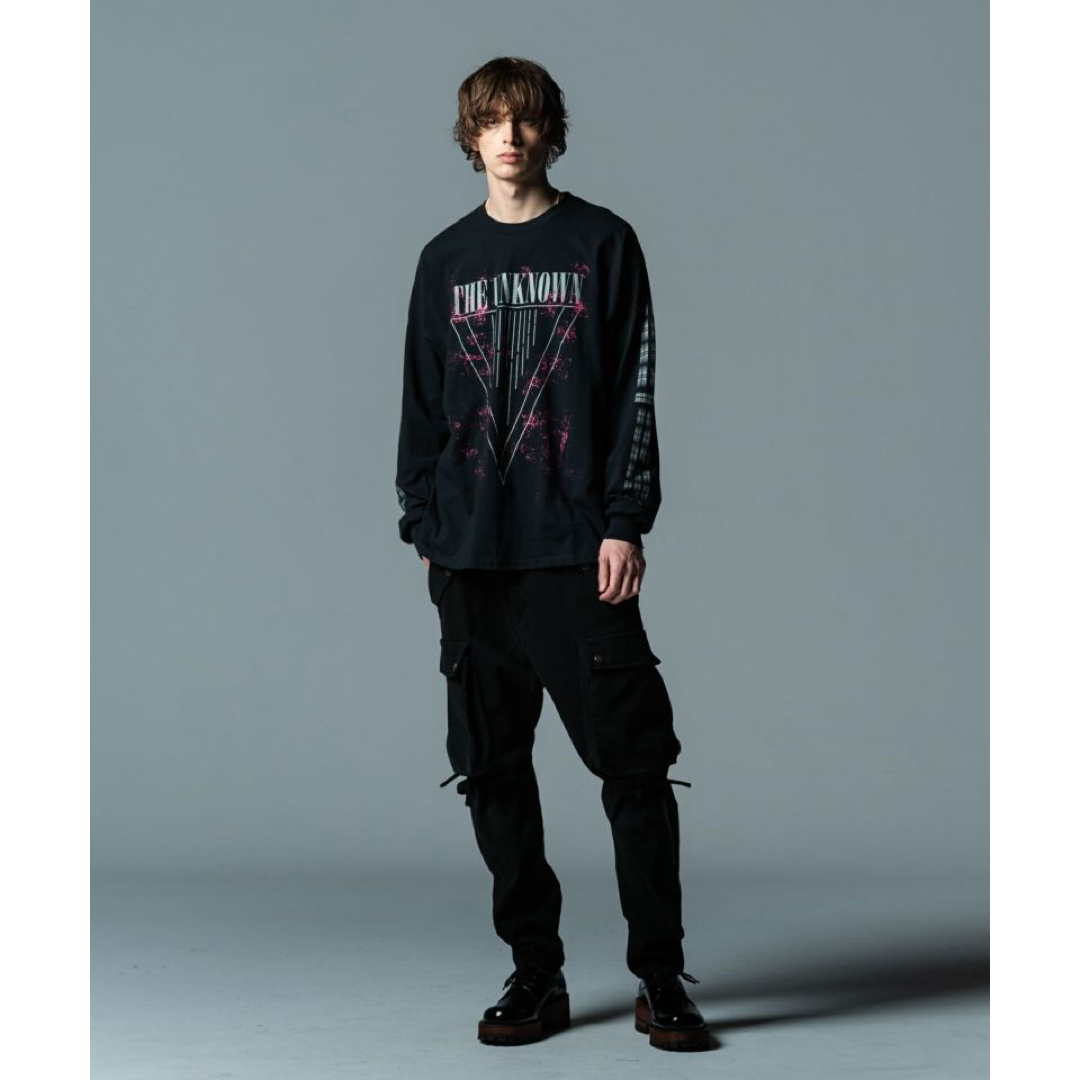 glamb(グラム)のglamb Triangle Long Sleeve T ロンT Tシャツ 長袖 メンズのトップス(Tシャツ/カットソー(七分/長袖))の商品写真