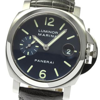 パネライ(PANERAI)のパネライ PANERAI PAM00119 ルミノール マリーナ スモールセコンド デイト 自動巻き メンズ _809058(腕時計(アナログ))