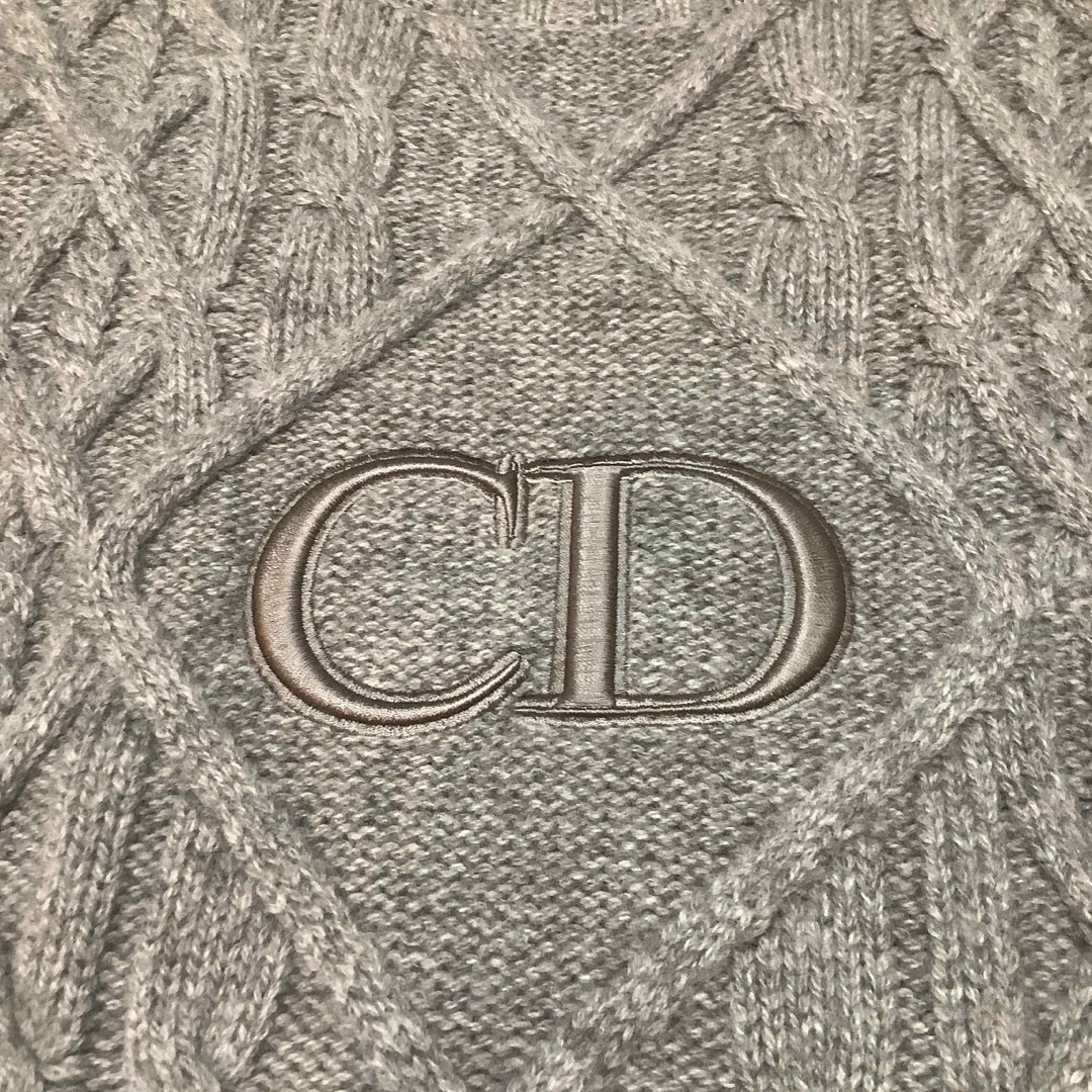 DIOR HOMME(ディオールオム)のディオールオム Dior Homme CDロゴ カシミヤ ニット セーター S メンズのトップス(ニット/セーター)の商品写真