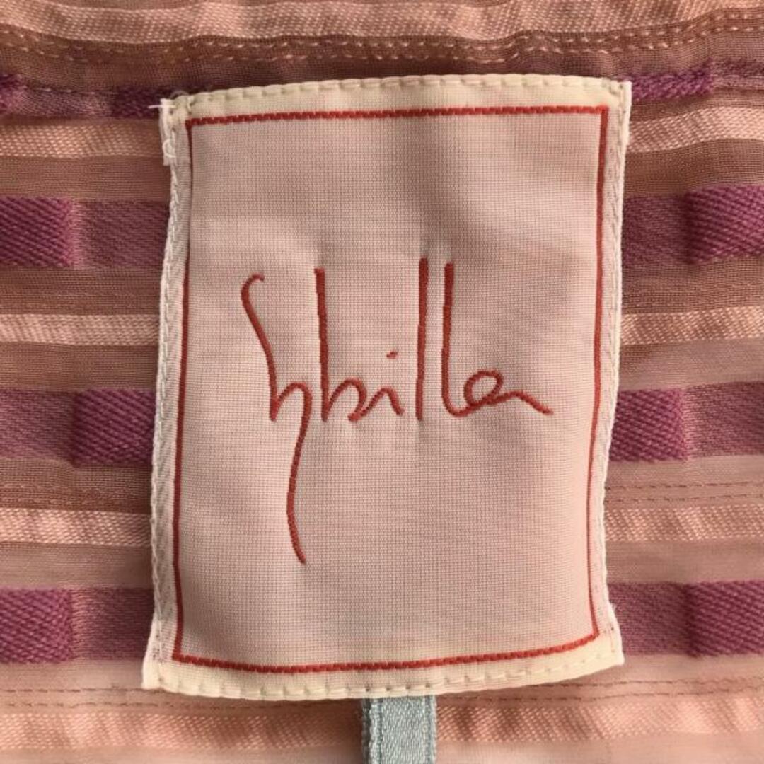 Sybilla(シビラ)のSybilla(シビラ) ワンピースセットアップ レディース美品  - ベージュ×ピンクパープル ボーダー レディースのレディース その他(セット/コーデ)の商品写真