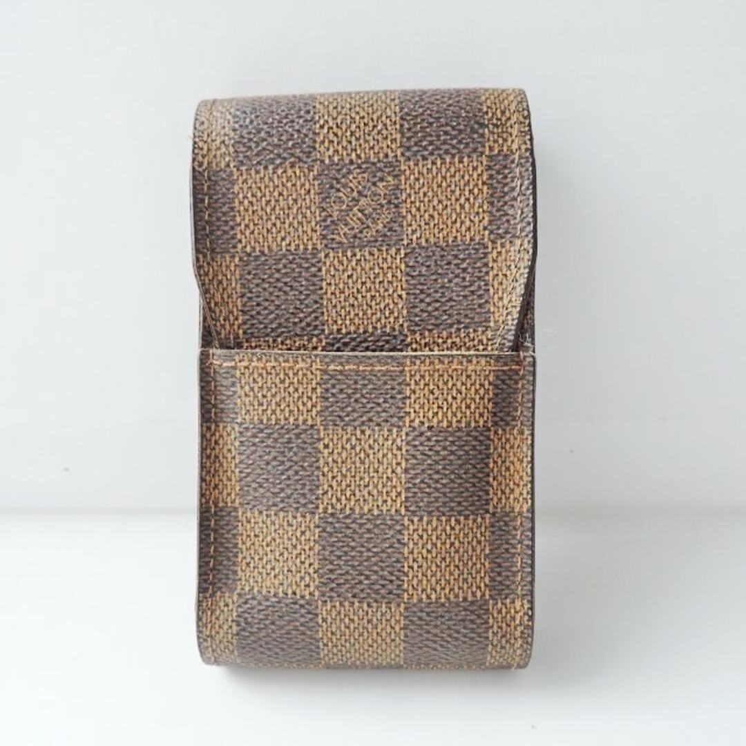 LOUIS VUITTON(ルイヴィトン)のLOUIS VUITTON(ルイヴィトン) シガレットケース ダミエ エテュイシガレット N63024 エベヌ ダミエ・キャンバス メンズのファッション小物(タバコグッズ)の商品写真