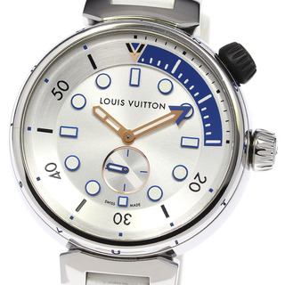 ルイヴィトン(LOUIS VUITTON)のルイ・ヴィトン LOUIS VUITTON QA124 タンブール ストリートダイバー スモールセコンド クォーツ メンズ 箱・保証書付き_807370(腕時計(アナログ))