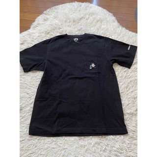 ユニクロ(UNIQLO)のユニクロ/ドラゴンボールコラボTシャツ　ブラック　サイズL(Tシャツ/カットソー(半袖/袖なし))
