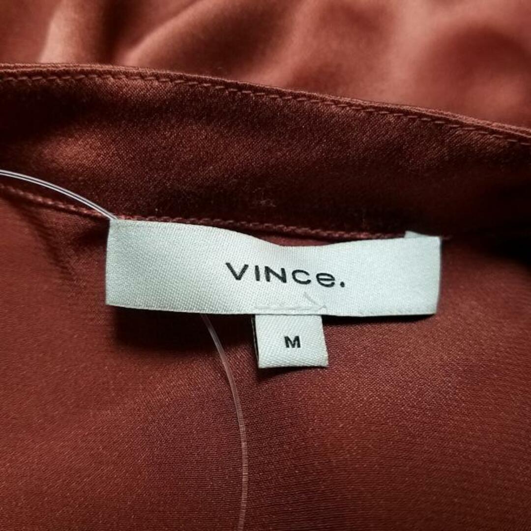 Vince(ビンス)のVINCE(ヴィンス) 長袖カットソー サイズM レディース美品  - ライトブラウン シルク/ロングテール レディースのトップス(カットソー(長袖/七分))の商品写真