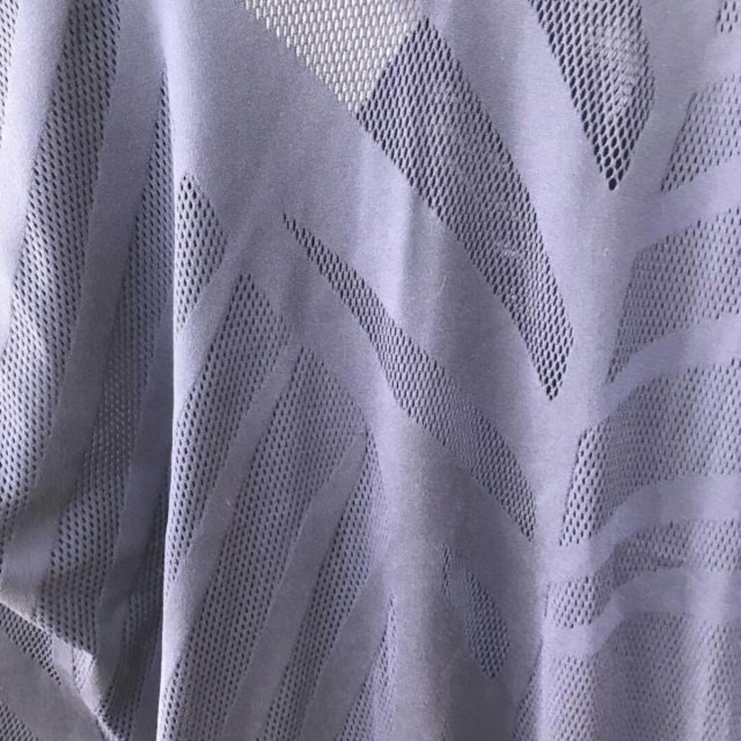 PLEATS PLEASE ISSEY MIYAKE(プリーツプリーズイッセイミヤケ)のPLEATS PLEASE(プリーツプリーズ) ワンピース レディース - ネイビー Vネック/ノースリーブ/ロング/メッシュ レディースのワンピース(その他)の商品写真