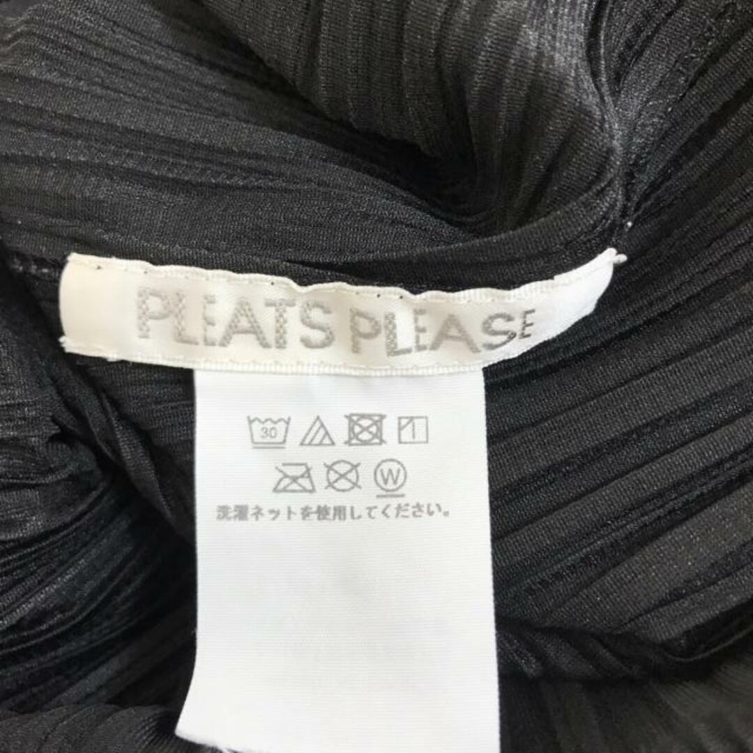 PLEATS PLEASE ISSEY MIYAKE(プリーツプリーズイッセイミヤケ)のPLEATS PLEASE(プリーツプリーズ) ワンピース レディース - 黒 ノースリーブ/ひざ丈/プリーツ レディースのワンピース(その他)の商品写真