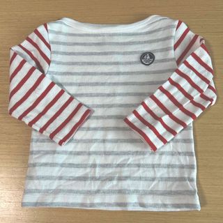 プチバトー(PETIT BATEAU)のプチバトー　ボーダーカットソー　86cm(シャツ/カットソー)