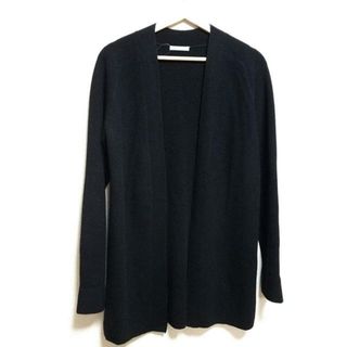 セオリーリュクス(Theory luxe)のtheory luxe(セオリーリュクス) カーディガン サイズ38 M レディース - 黒 長袖/カシミヤ/ロング丈(カーディガン)