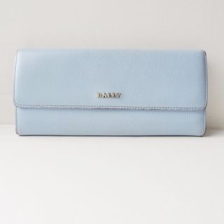 バリー(Bally)のBALLY(バリー) 長財布 - ライトブルー レザー(財布)