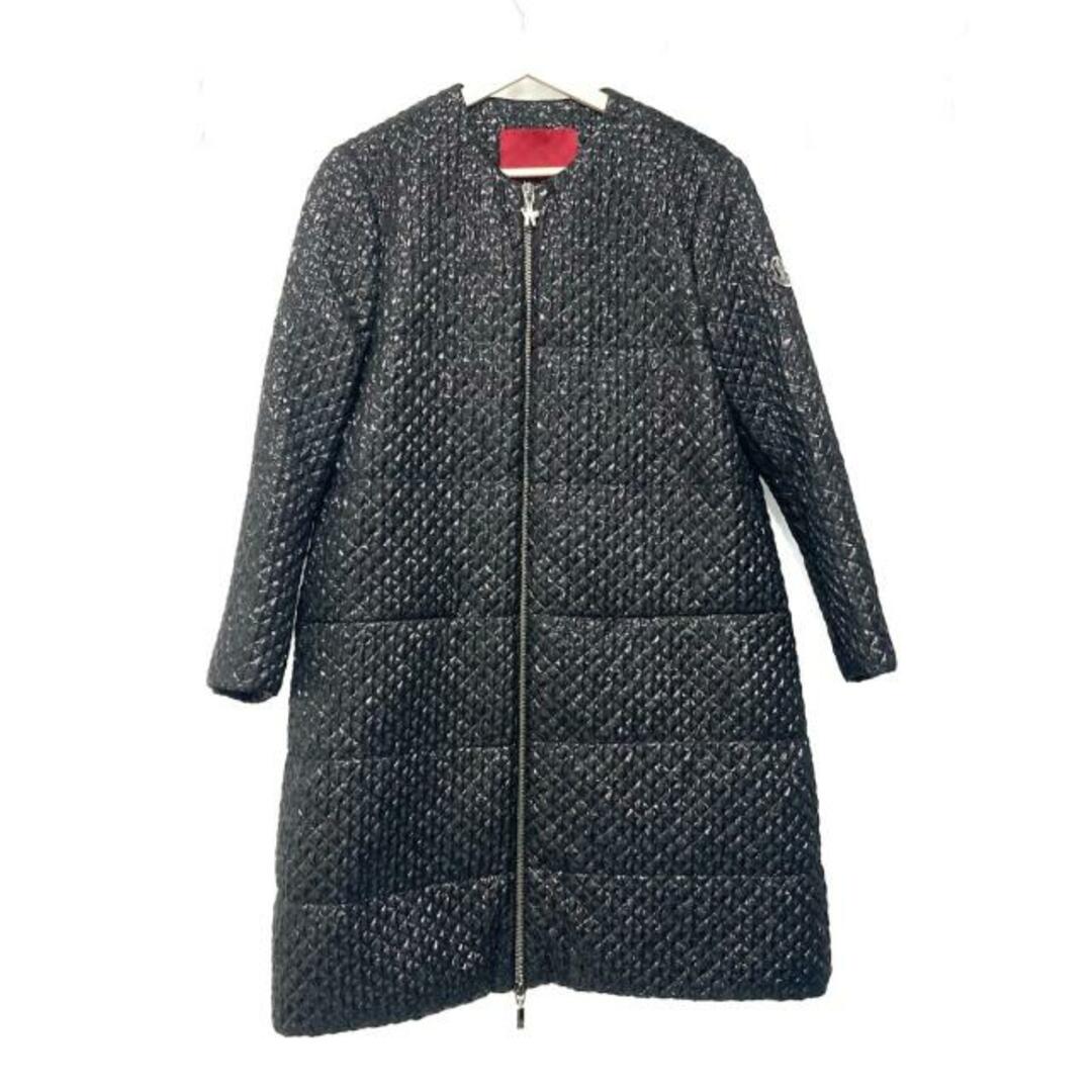 MONCLER(モンクレール)のMONCLER(モンクレール) ダウンコート サイズ1 S レディース美品  ZOE(ゾーイ) 黒 長袖/GAMME ROUGE/冬 レディースのジャケット/アウター(ダウンコート)の商品写真