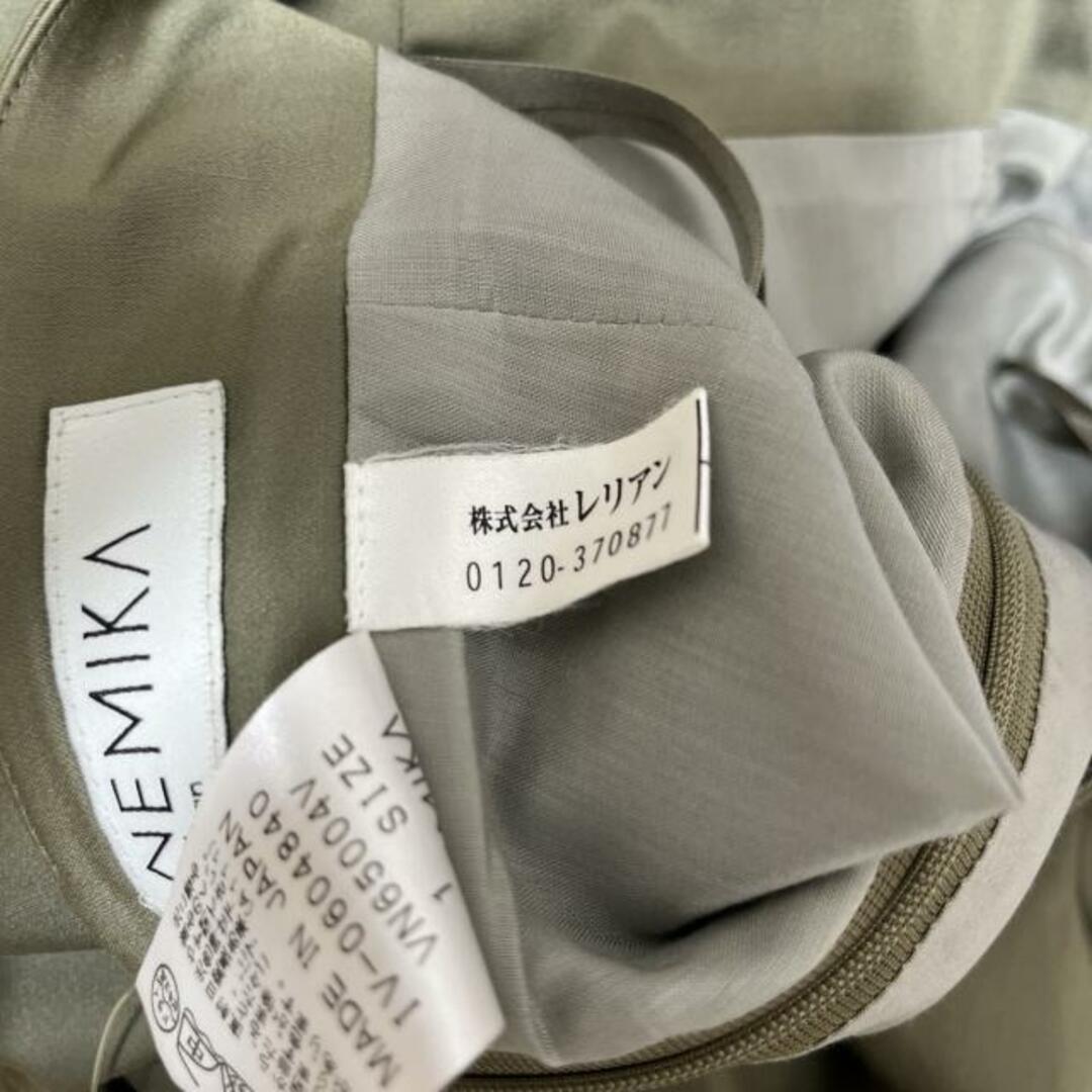 NEMIKA/NEMIKA by Leilian(ネミカ) ロングスカート サイズ1 S レディース - カーキ レディースのスカート(ロングスカート)の商品写真