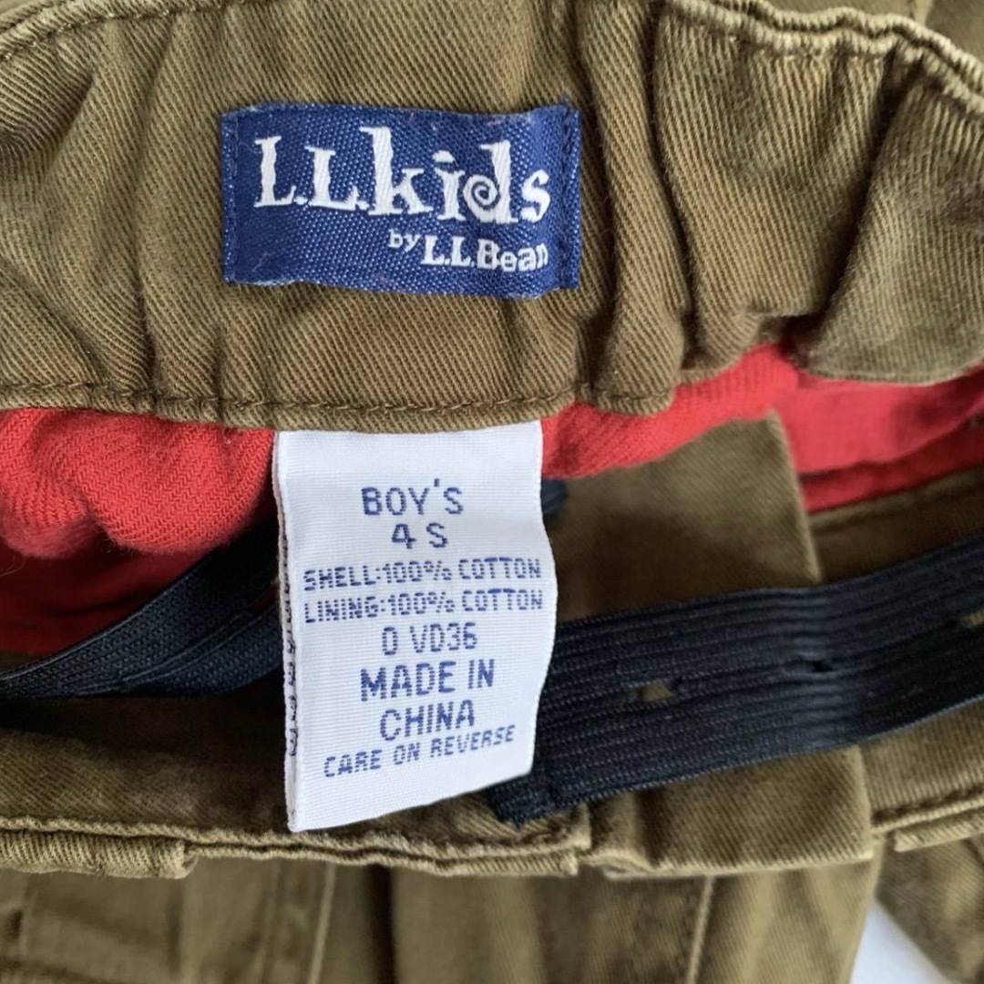 L.L.Bean(エルエルビーン)のL.L.BEAN 100cm相当 キッズカーゴパンツ キッズ/ベビー/マタニティのキッズ服男の子用(90cm~)(パンツ/スパッツ)の商品写真