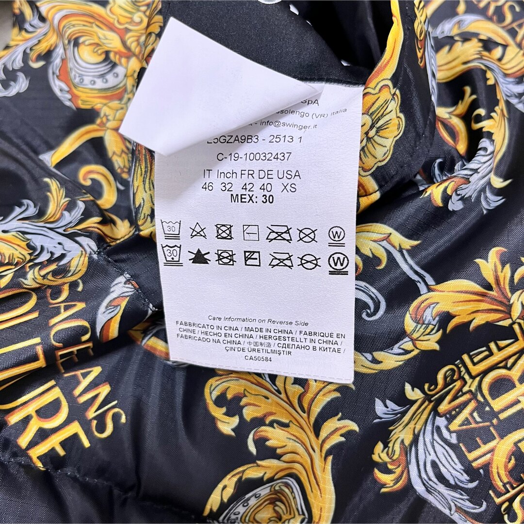VERSACE - VERSACE ヴェルサーチ リバーシブル バロック柄 総柄 VERSACE - VERSACE ヴェルサーチ リバーシブル バロック柄 総柄